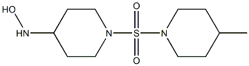 1-[(4-methylpiperidine-1-)sulfonyl]piperidine-4-hydroxylamine Struktur