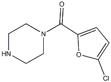 1-[(5-chlorofuran-2-yl)carbonyl]piperazine Struktur