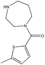 1-[(5-methylthiophen-2-yl)carbonyl]-1,4-diazepane Struktur