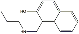 1-[(propylamino)methyl]-2-naphthol Struktur