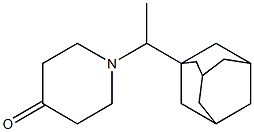 1-[1-(adamantan-1-yl)ethyl]piperidin-4-one Struktur