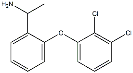 1-[2-(2,3-dichlorophenoxy)phenyl]ethan-1-amine Struktur