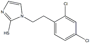 1-[2-(2,4-dichlorophenyl)ethyl]-1H-imidazole-2-thiol Struktur