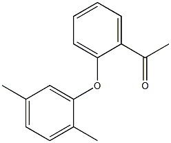 1-[2-(2,5-dimethylphenoxy)phenyl]ethan-1-one Struktur