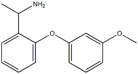 1-[2-(3-methoxyphenoxy)phenyl]ethan-1-amine Struktur