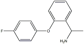 1-[2-(4-fluorophenoxy)phenyl]ethan-1-amine Struktur