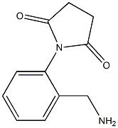 1-[2-(aminomethyl)phenyl]pyrrolidine-2,5-dione Struktur