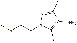 1-[2-(dimethylamino)ethyl]-3,5-dimethyl-1H-pyrazol-4-amine Struktur