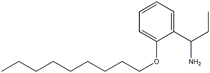 1-[2-(nonyloxy)phenyl]propan-1-amine Struktur