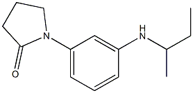 1-[3-(butan-2-ylamino)phenyl]pyrrolidin-2-one Struktur