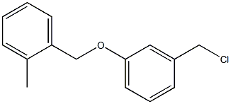 1-[3-(chloromethyl)phenoxymethyl]-2-methylbenzene Struktur