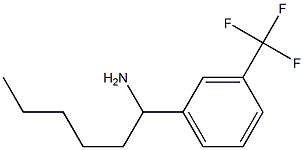 1-[3-(trifluoromethyl)phenyl]hexan-1-amine Struktur