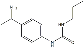 1-[4-(1-aminoethyl)phenyl]-3-propylurea Struktur