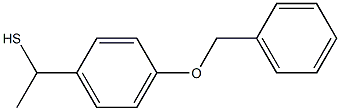 1-[4-(benzyloxy)phenyl]ethane-1-thiol Struktur