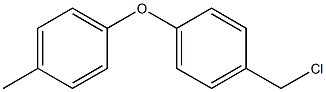 1-[4-(chloromethyl)phenoxy]-4-methylbenzene Struktur