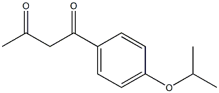 1-[4-(propan-2-yloxy)phenyl]butane-1,3-dione Struktur