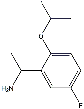 1-[5-fluoro-2-(propan-2-yloxy)phenyl]ethan-1-amine Struktur