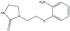 1-{2-[(2-aminophenyl)sulfanyl]ethyl}imidazolidin-2-one Struktur