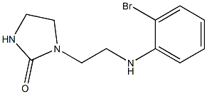 1-{2-[(2-bromophenyl)amino]ethyl}imidazolidin-2-one Struktur