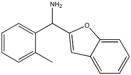 1-benzofuran-2-yl(2-methylphenyl)methanamine Struktur