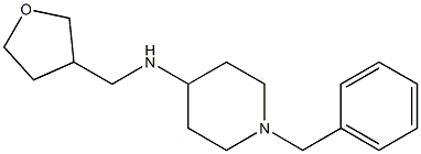 1-benzyl-N-(oxolan-3-ylmethyl)piperidin-4-amine Struktur