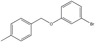 1-bromo-3-[(4-methylphenyl)methoxy]benzene Struktur