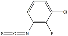 1-chloro-2-fluoro-3-isothiocyanatobenzene Struktur