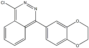 1-chloro-4-(2,3-dihydro-1,4-benzodioxin-6-yl)phthalazine Struktur