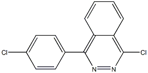 1-chloro-4-(4-chlorophenyl)phthalazine Struktur