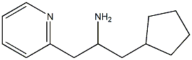 1-cyclopentyl-3-(pyridin-2-yl)propan-2-amine Struktur