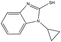 1-cyclopropyl-1H-1,3-benzodiazole-2-thiol Struktur