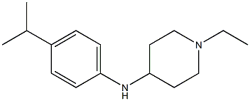 1-ethyl-N-[4-(propan-2-yl)phenyl]piperidin-4-amine Struktur