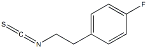 1-fluoro-4-(2-isothiocyanatoethyl)benzene Struktur