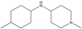 1-methyl-N-(4-methylcyclohexyl)piperidin-4-amine Struktur