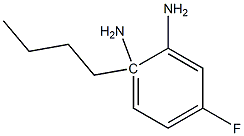 1-N-butyl-4-fluorobenzene-1,2-diamine Struktur