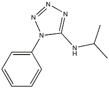 1-phenyl-N-(propan-2-yl)-1H-1,2,3,4-tetrazol-5-amine Struktur