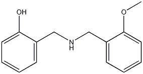 2-({[(2-methoxyphenyl)methyl]amino}methyl)phenol Struktur