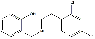 2-({[2-(2,4-dichlorophenyl)ethyl]amino}methyl)phenol Struktur