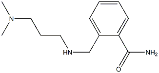 2-({[3-(dimethylamino)propyl]amino}methyl)benzamide Struktur