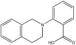 2-(1,2,3,4-tetrahydroisoquinolin-2-yl)benzoic acid Struktur