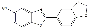 2-(1,3-benzodioxol-5-yl)-1,3-benzoxazol-5-amine Struktur