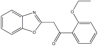 2-(1,3-benzoxazol-2-yl)-1-(2-ethoxyphenyl)ethan-1-one Struktur