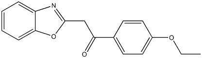 2-(1,3-benzoxazol-2-yl)-1-(4-ethoxyphenyl)ethan-1-one Struktur