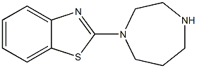 2-(1,4-diazepan-1-yl)-1,3-benzothiazole Struktur