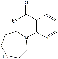 2-(1,4-diazepan-1-yl)nicotinamide Struktur