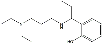 2-(1-{[3-(diethylamino)propyl]amino}propyl)phenol Struktur