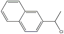 2-(1-chloroethyl)naphthalene Struktur