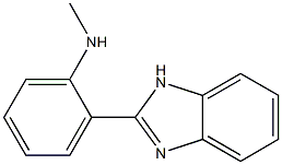 2-(1H-1,3-benzodiazol-2-yl)-N-methylaniline Struktur