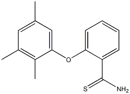 2-(2,3,5-trimethylphenoxy)benzene-1-carbothioamide Struktur