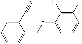 2-(2,3-dichlorophenoxymethyl)benzonitrile Struktur